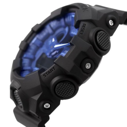 Casio G-Shock GA-700BP-1A Analog Digital paisley patterned Watch Blue Black ozdigitalwatch.com.au