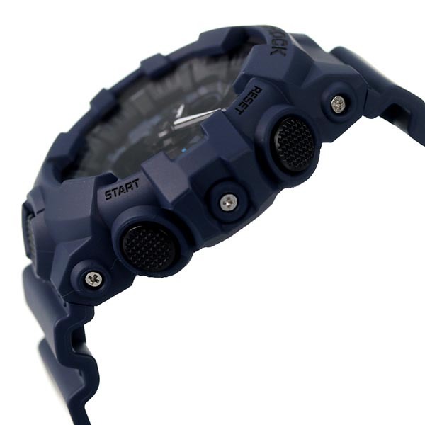 Casio G-Shock GA-700CA-2A Analog Digital Men Watch Navy Blue Camouflage ozdigitalwatch.com.au