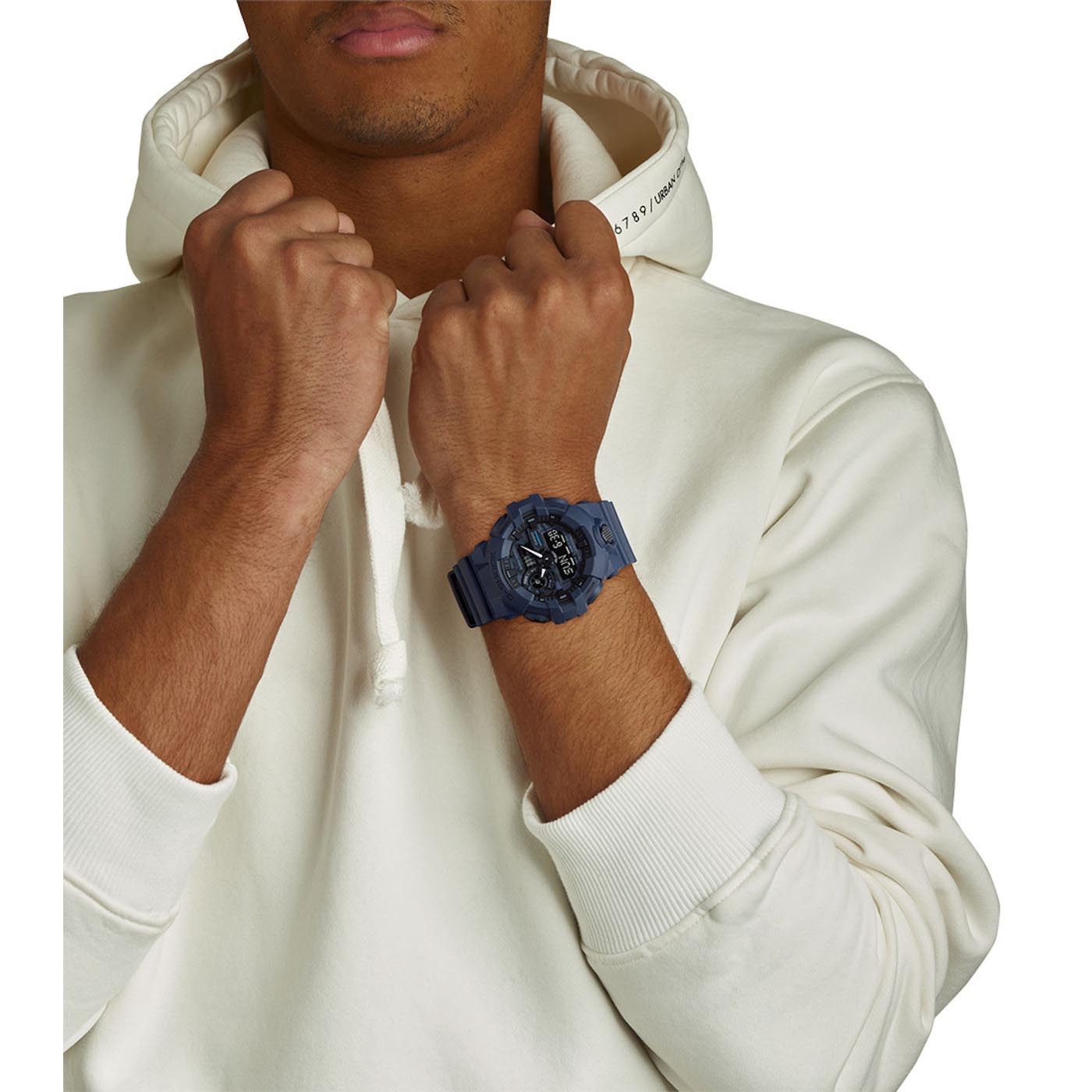 Casio G-Shock GA-700CA-2A Analog Digital Men Watch Navy Blue Camouflage ozdigitalwatch.com.au