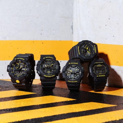 Casio G-Shock GA-700CY-1A Analog Digital Men Watch Black x Yellow ozDigitalWatch.com.au