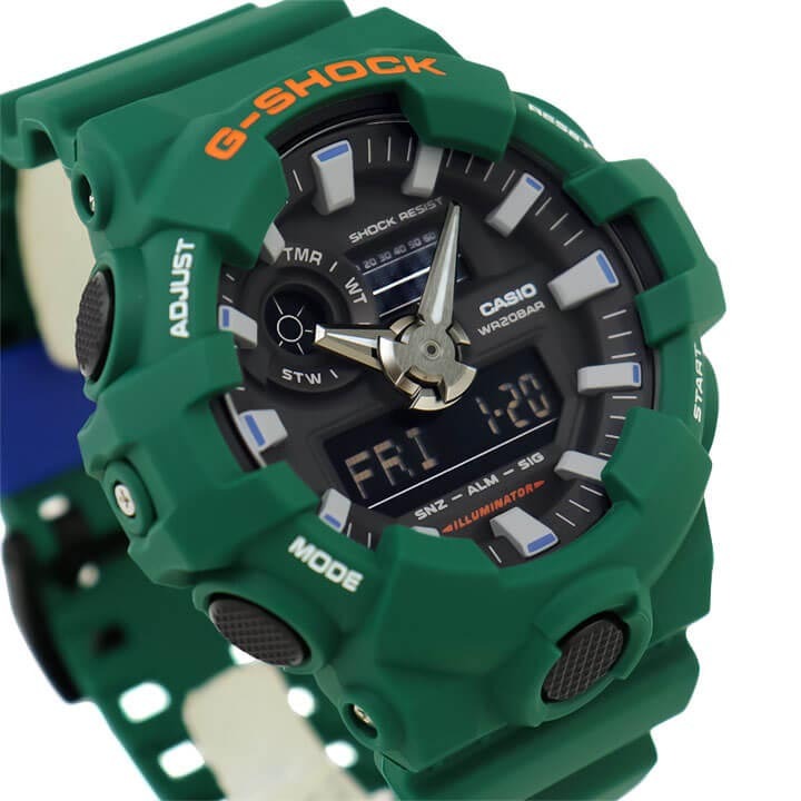 Casio G-Shock GA-700SC-3A Analog Digital Men's Watch (Green) GA700SC-3A