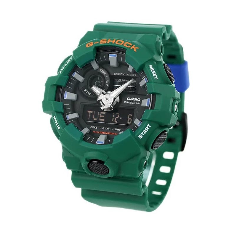 Casio G-Shock GA-700SC-3A Analog Digital Men's Watch (Green) GA700SC-3A