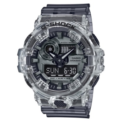 Casio G-Shock GA-700SK-1A Analog Digital Men's Watch (Black Transparent) GA700SK-1A