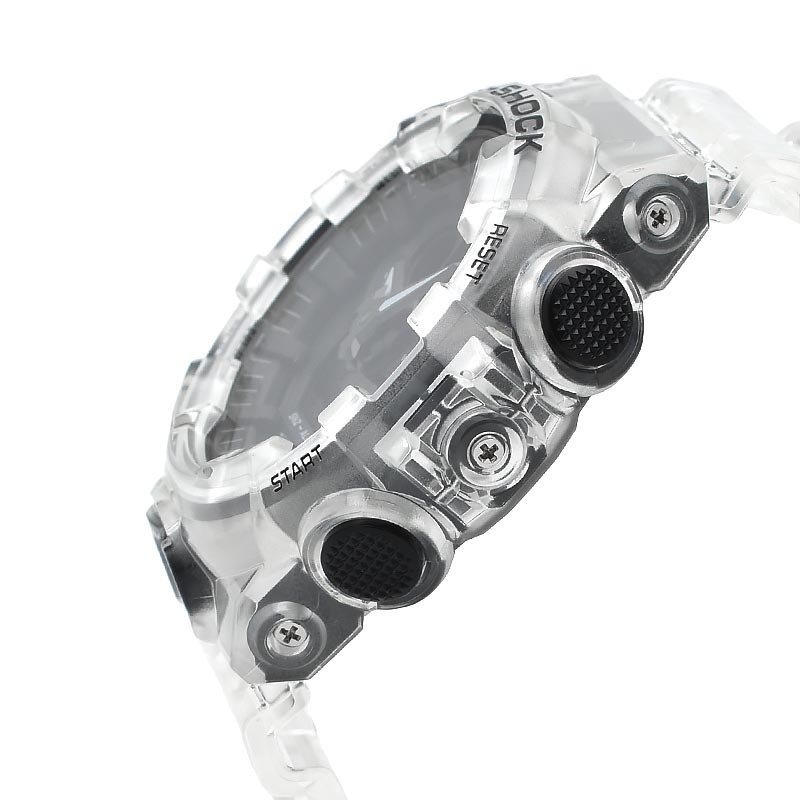 Casio G-Shock GA-700SKE-7A Analog Digital Men Watch Clear Transparent Black ozdigitalwatch.com.au