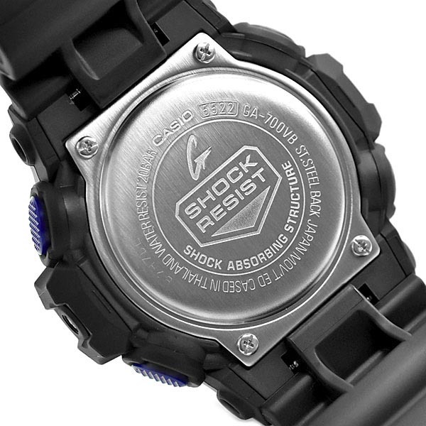 Casio G-Shock GA-700VB-1A Analog Digital Men's Watch (Virtual Blue) GA700VB-1A