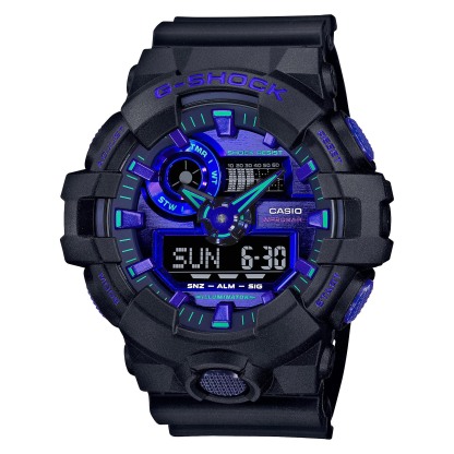 Casio G-Shock GA-700VB-1A Analog Digital Men's Watch (Virtual Blue) GA700VB-1A