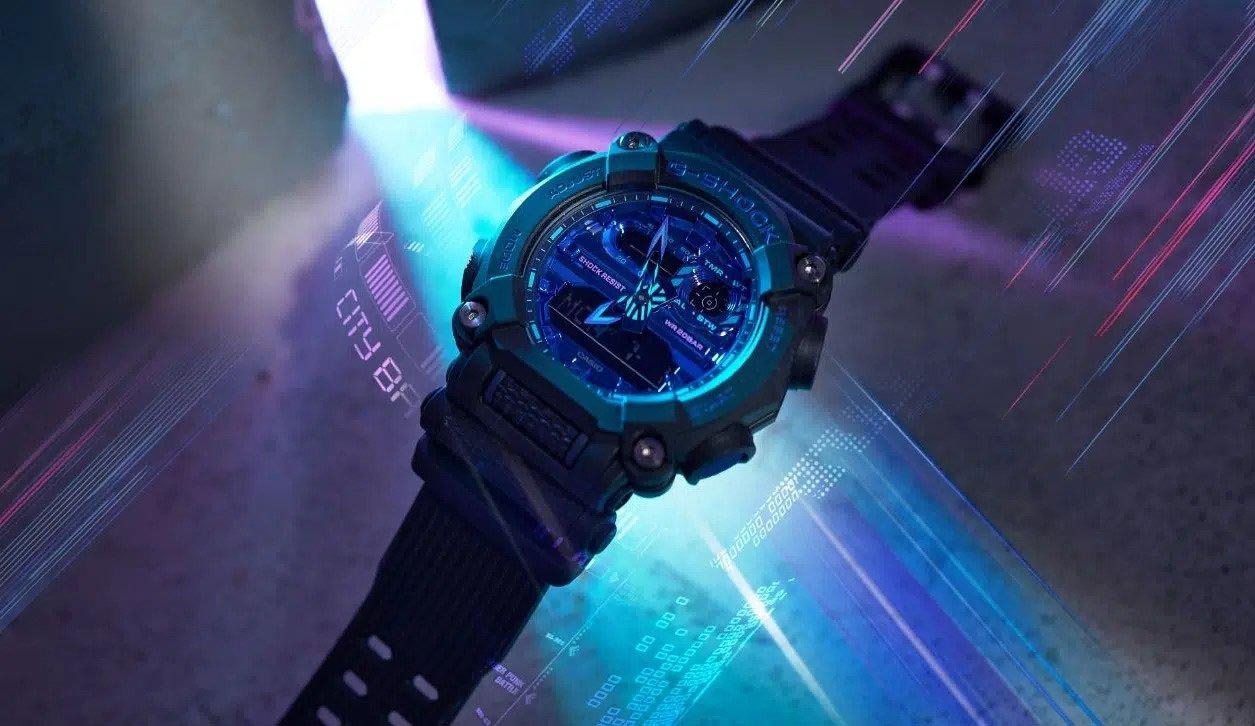 Casio G-Shock GA-700VB-1A Analog Digital Men's Watch (Virtual Blue) GA700VB-1A