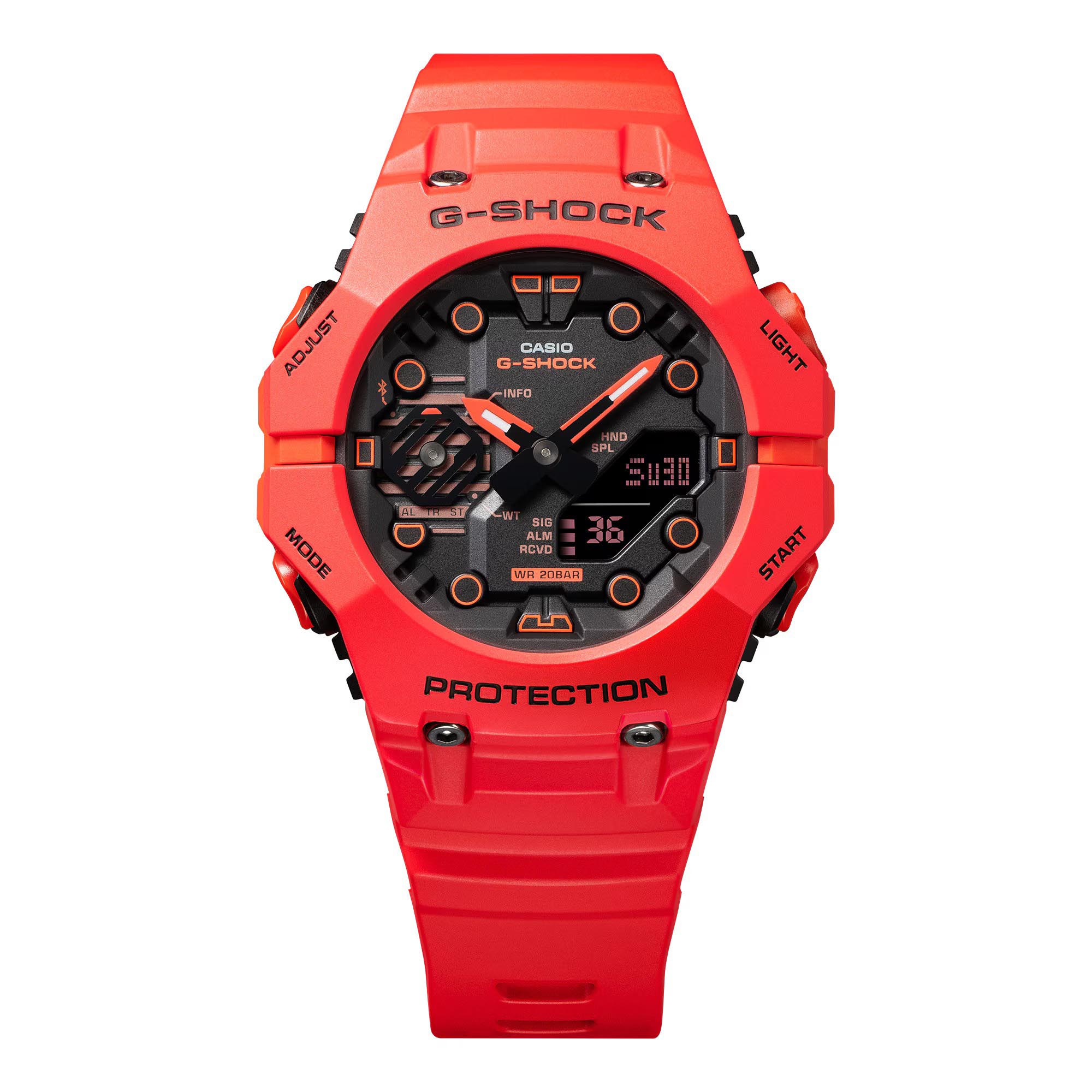 Casio G-Shock GA-B001-4A Smartphone Link Analog-Digital Men's Watch (Red & Black) GAB001-4A
