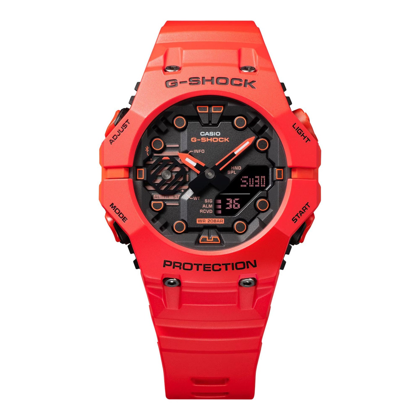 Casio G-Shock GA-B001-4A Smartphone Link Analog-Digital Men's Watch (Red & Black) GAB001-4A