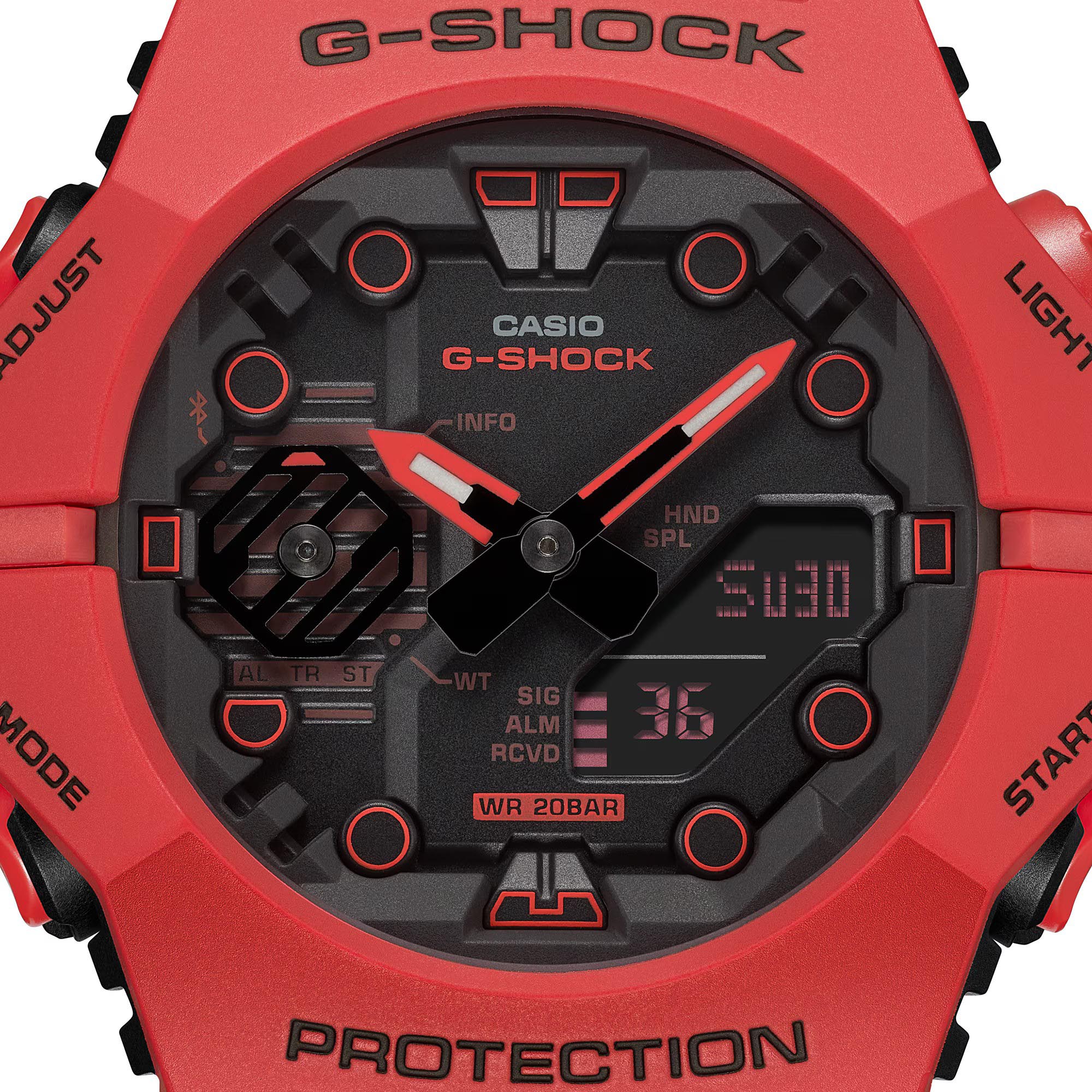 Casio G-Shock GA-B001-4A Smartphone Link Analog-Digital Men's Watch (Red & Black) GAB001-4A