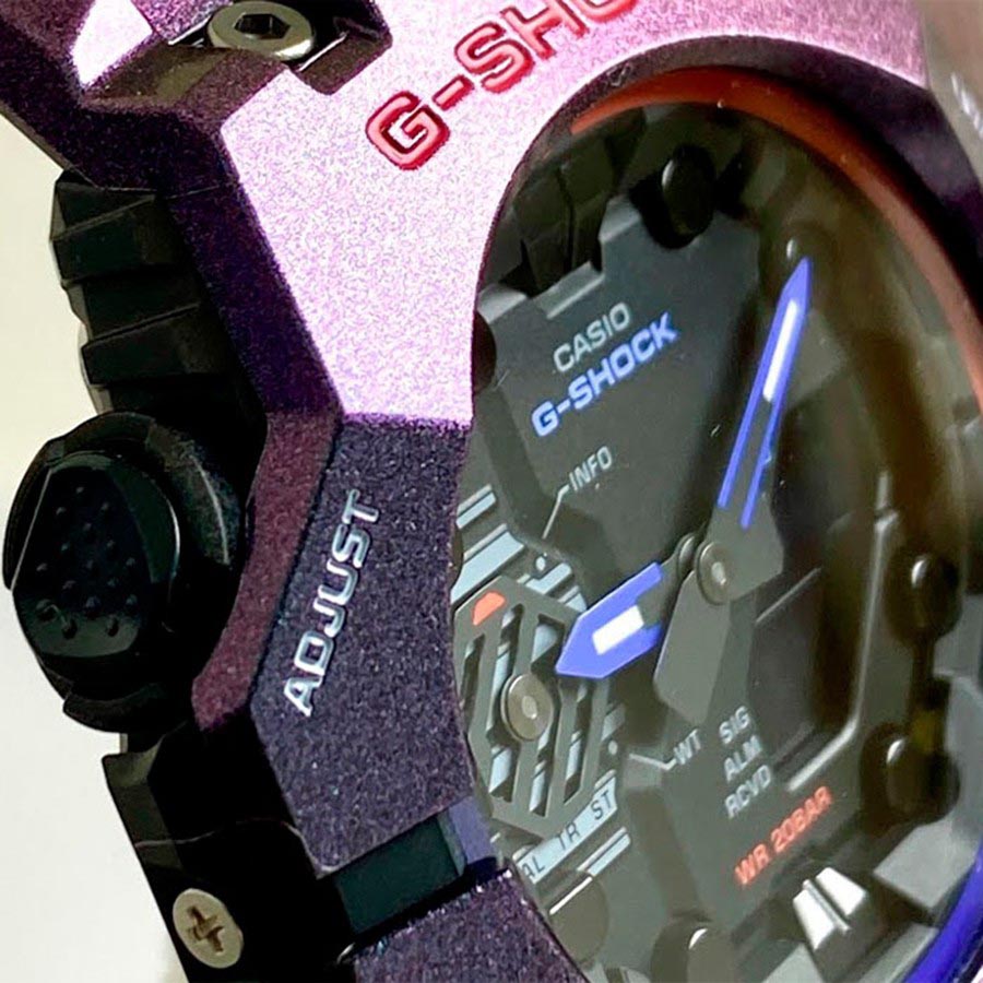 Casio G-Shock GA-B001AH-6A Smartphone Link Analog-Digital Men's Watch (Purple x Green) GAB001AH-6A