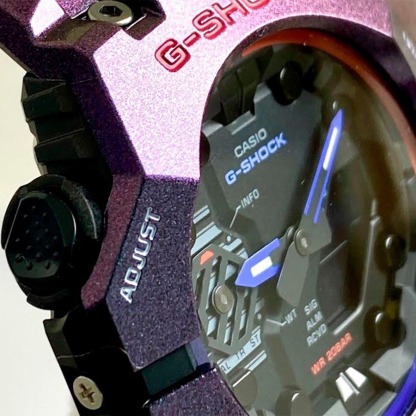 Casio G-Shock GA-B001AH-6A Smartphone Link Analog-Digital Men's Watch (Purple x Green) GAB001AH-6A