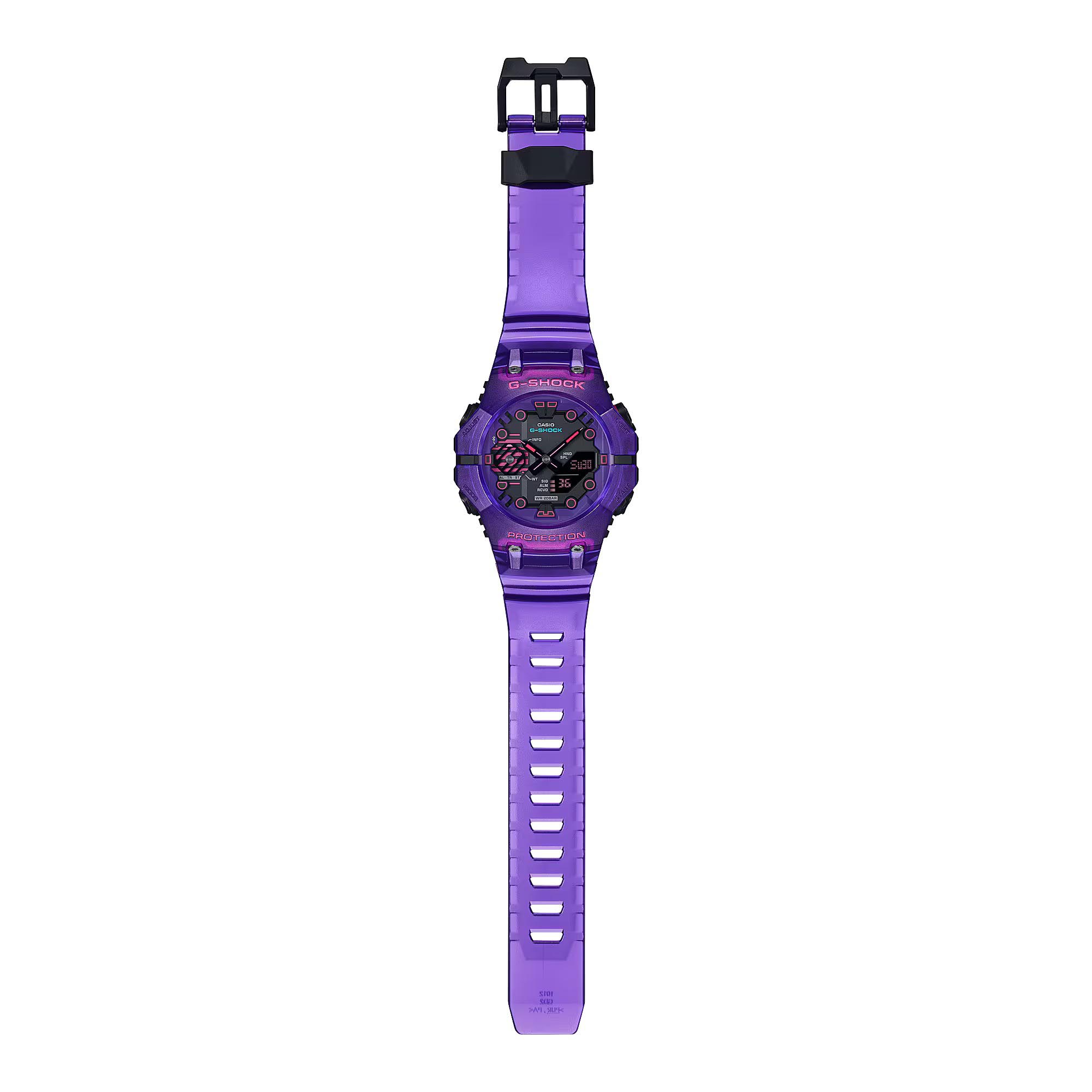 Casio G-Shock GA-B001CBRS-6A Bluetooth Smartphone Link Watch Purple OzDigitalWatch.com.au