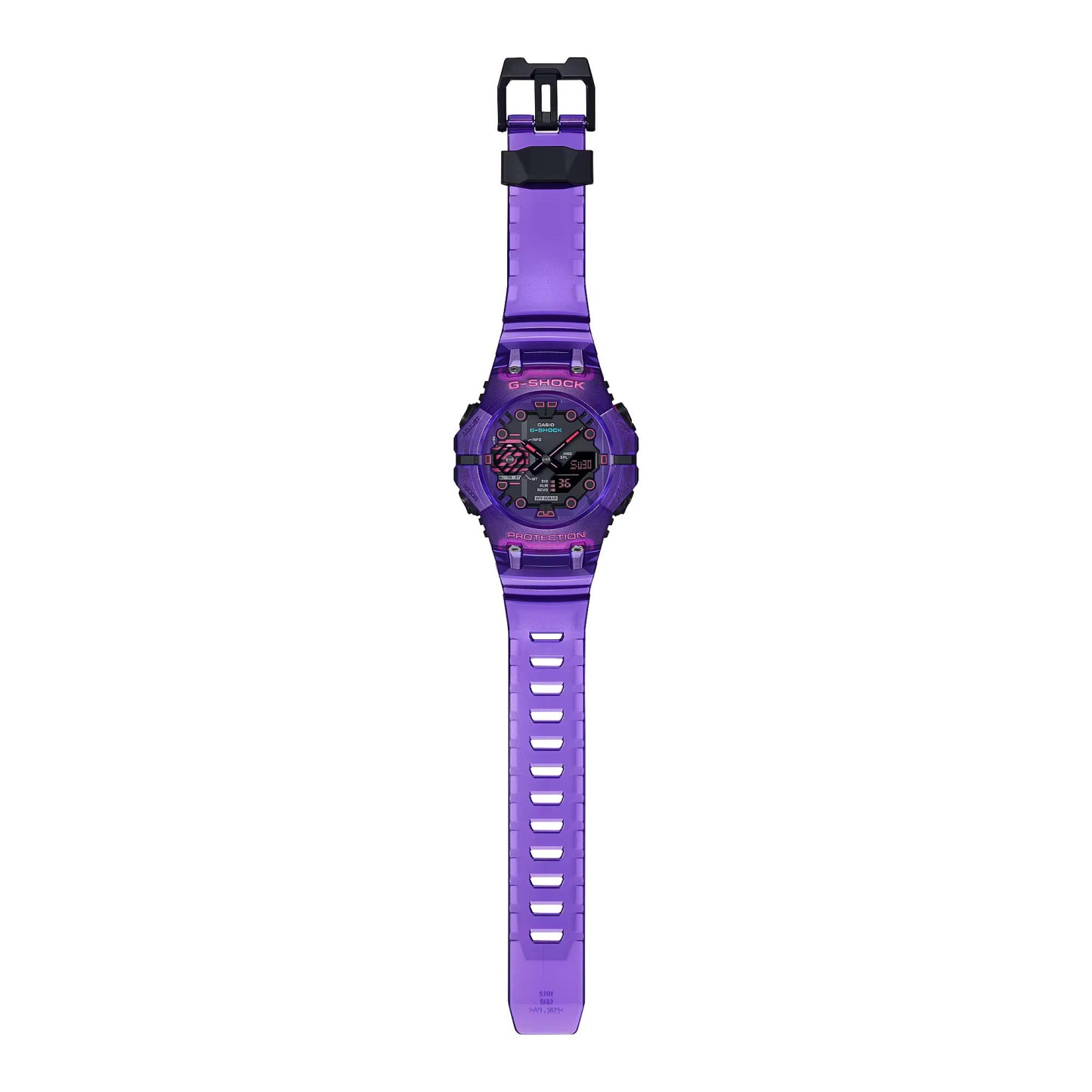 Casio G-Shock GA-B001CBRS-6A Bluetooth Smartphone Link Watch Purple OzDigitalWatch.com.au