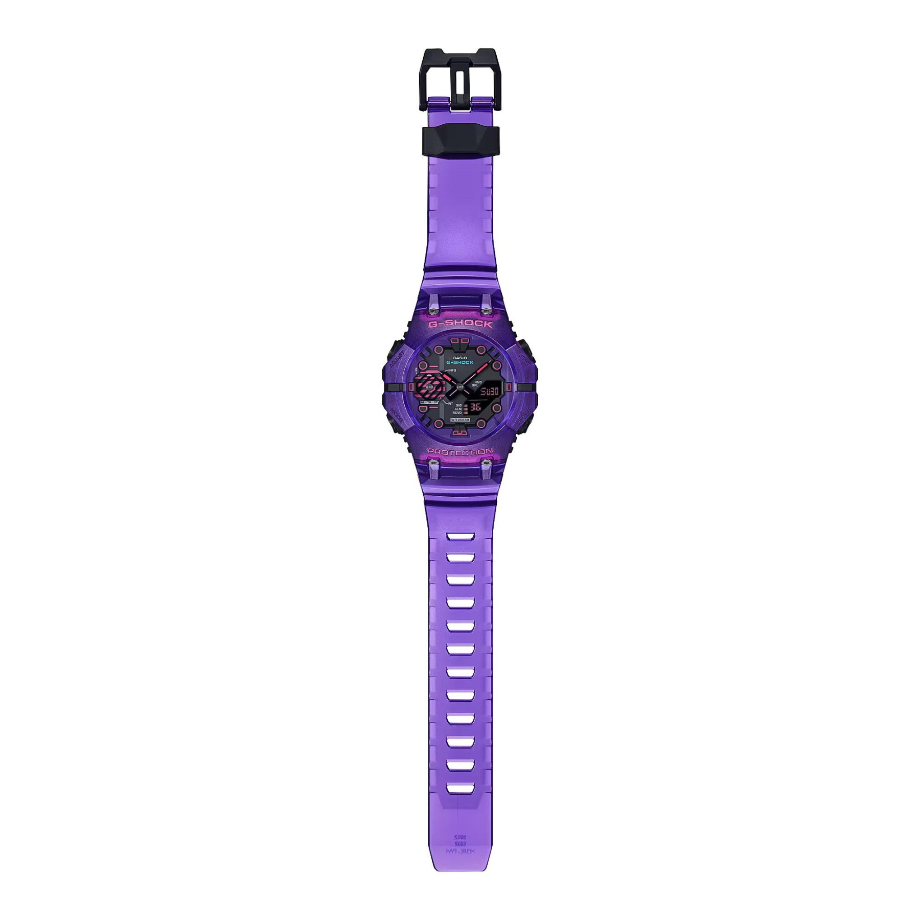 Casio G-Shock GA-B001CBRS-6A Bluetooth Smartphone Link Watch Purple OzDigitalWatch.com.au