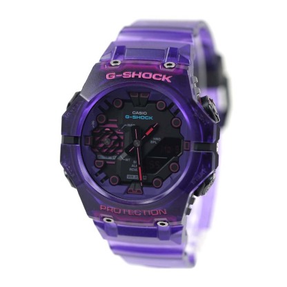 Casio G-Shock GA-B001CBRS-6A Bluetooth Smartphone Link Watch Purple OzDigitalWatch.com.au