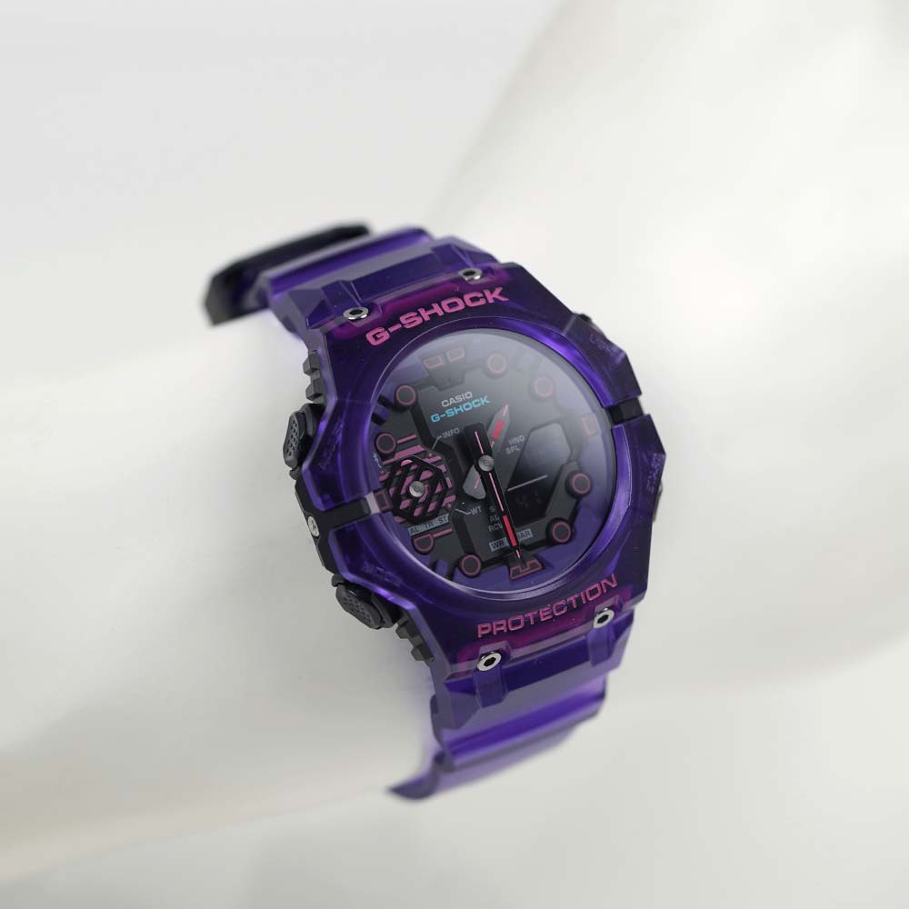 Casio G-Shock GA-B001CBRS-6A Bluetooth Smartphone Link Watch Purple OzDigitalWatch.com.au