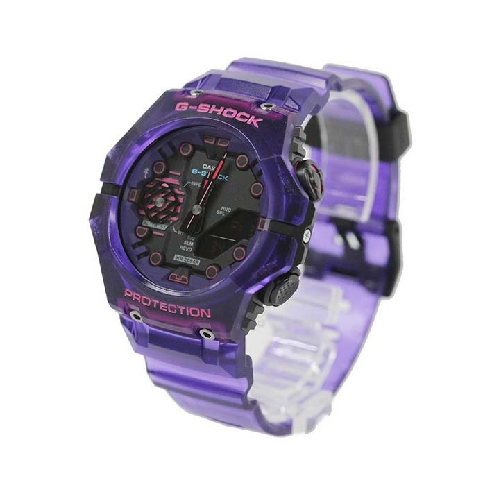 Casio G-Shock GA-B001CBRS-6A Bluetooth Smartphone Link Watch Purple OzDigitalWatch.com.au