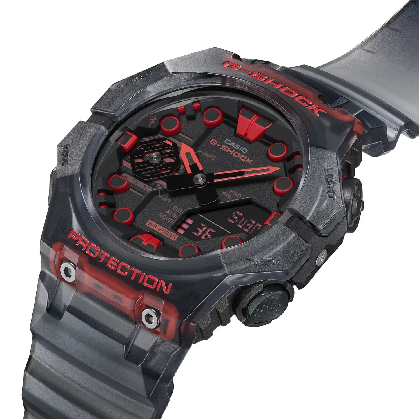 Casio G-Shock GA-B001G-1A Bluetooth Smartphone Link Watch Black Red ozdigitalwatch.com.au