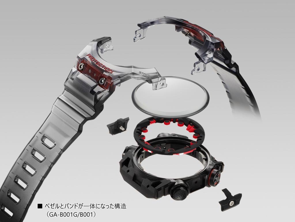 Casio G-Shock GA-B001G-1A Bluetooth Smartphone Link Watch Black Red ozdigitalwatch.com.au