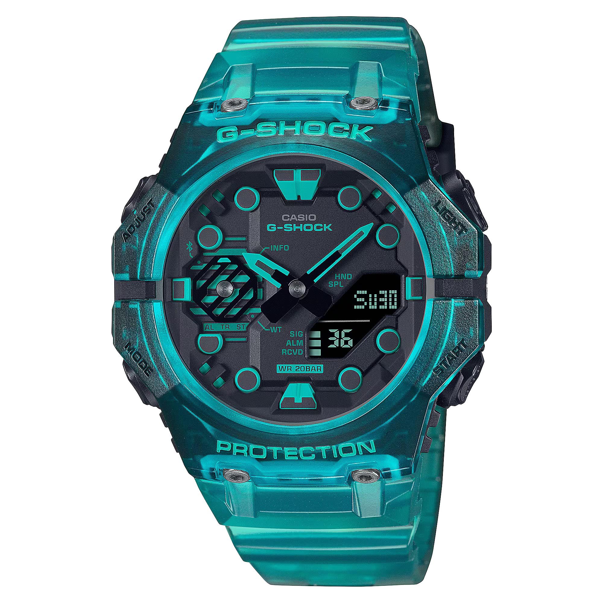 Casio G-Shock GA-B001G-2A Smartphone Link Analog-Digital Watch Blue Black ozDigitalwatch.com.au