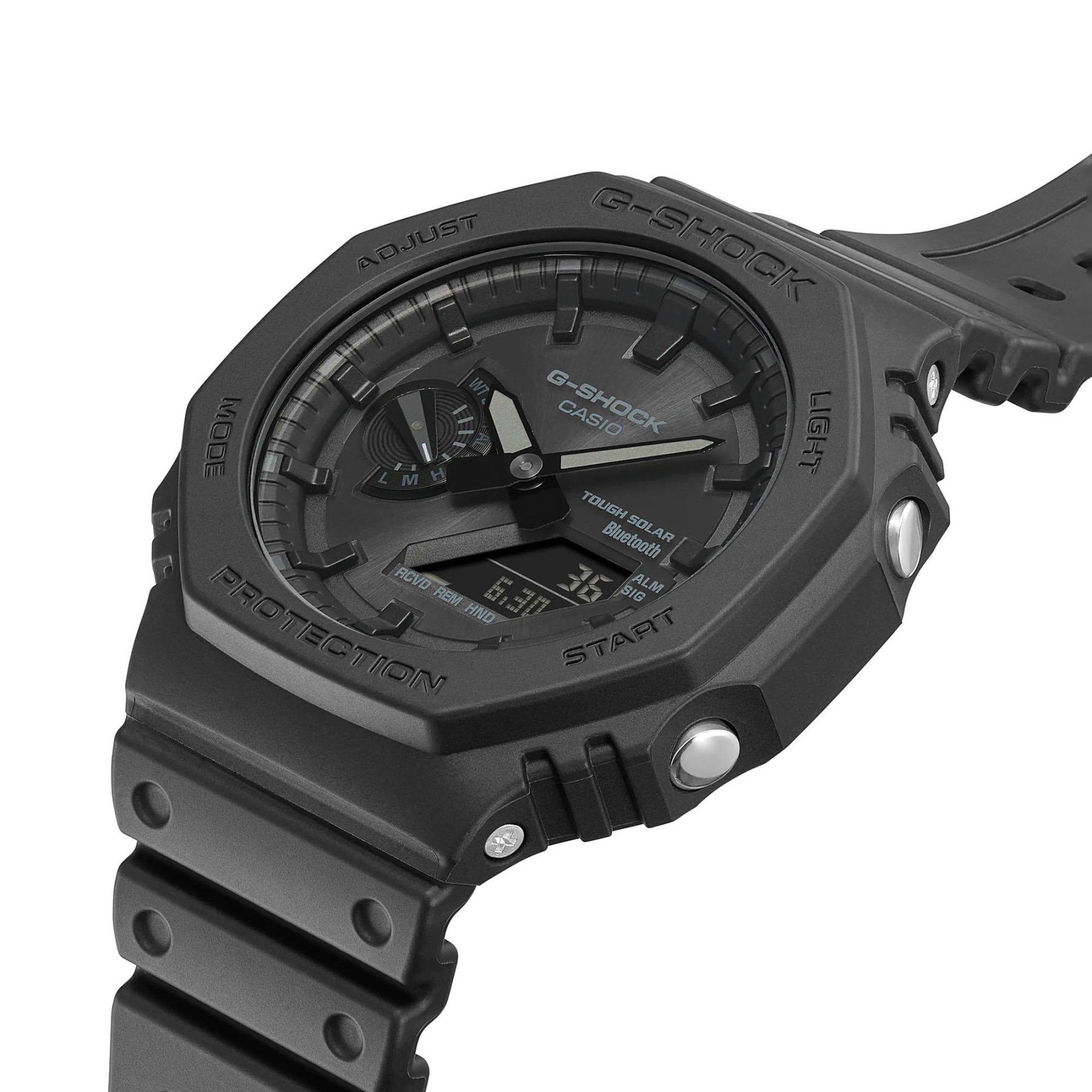 Casio G-Shock GA-B2100-1A1 CasiOak Solar Bluetooth Analog Digital Men's Watch (Black x Black) GAB2100-1A1