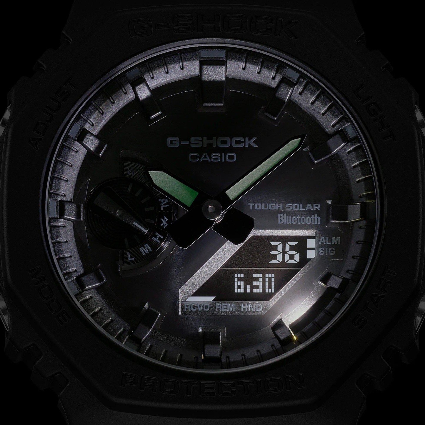 Casio G-Shock GA-B2100FC-3A CasiOak Solar Mobile Link Men Watch Green Colorful ozdigitalwatch.com.au