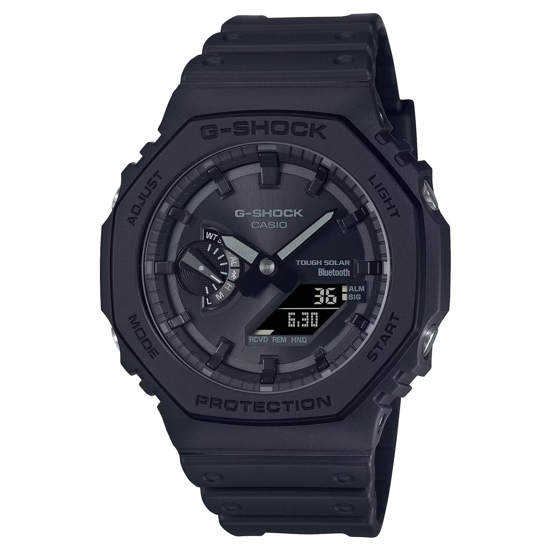Casio G-Shock GA-B2100-1A1 CasiOak Solar Bluetooth Analog Digital Men's Watch (Black x Black) GAB2100-1A1