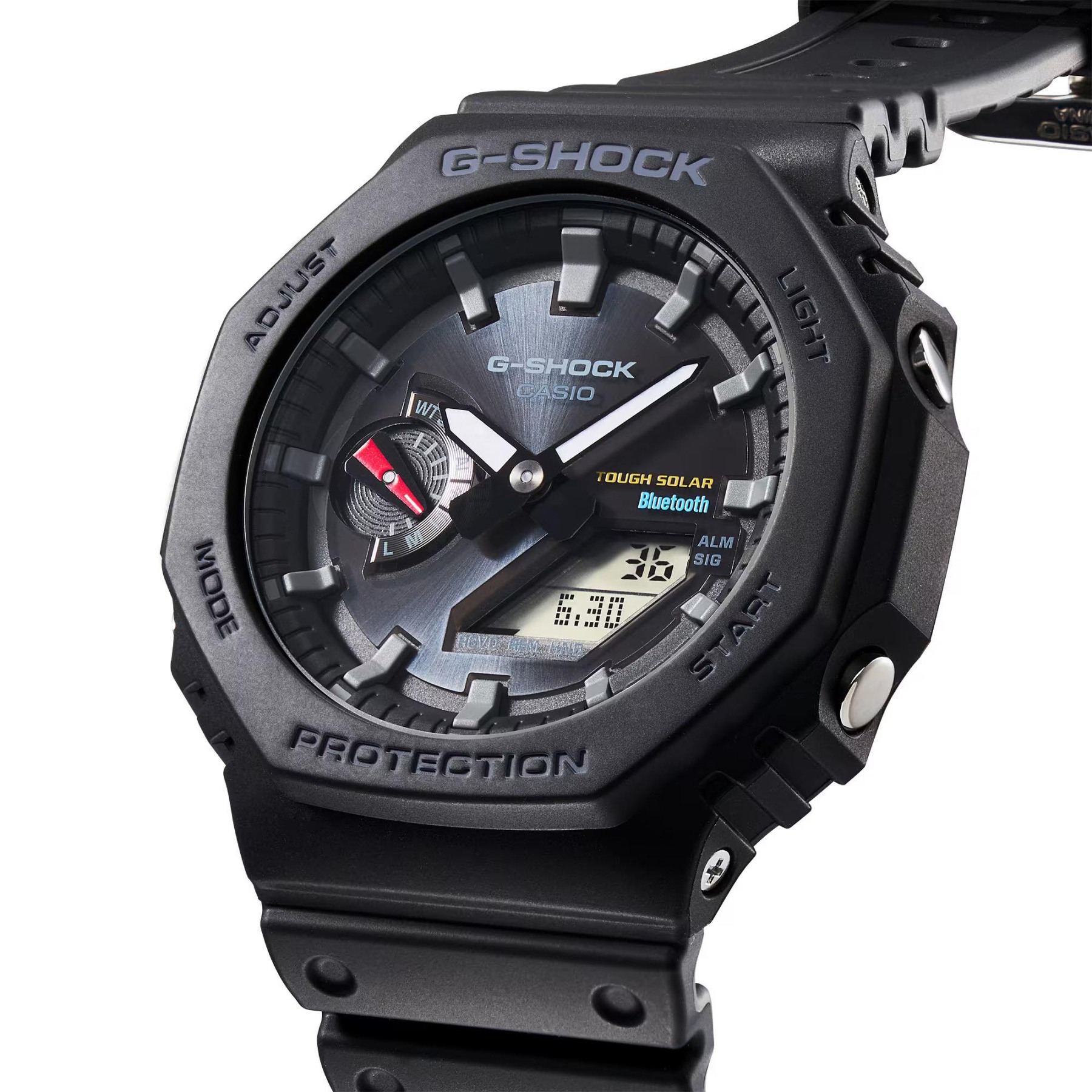 Casio G-Shock GA-B2100-1A CasiOak Solar Bluetooth Analog Digital Watch Black ozdigitalwatch.com.au