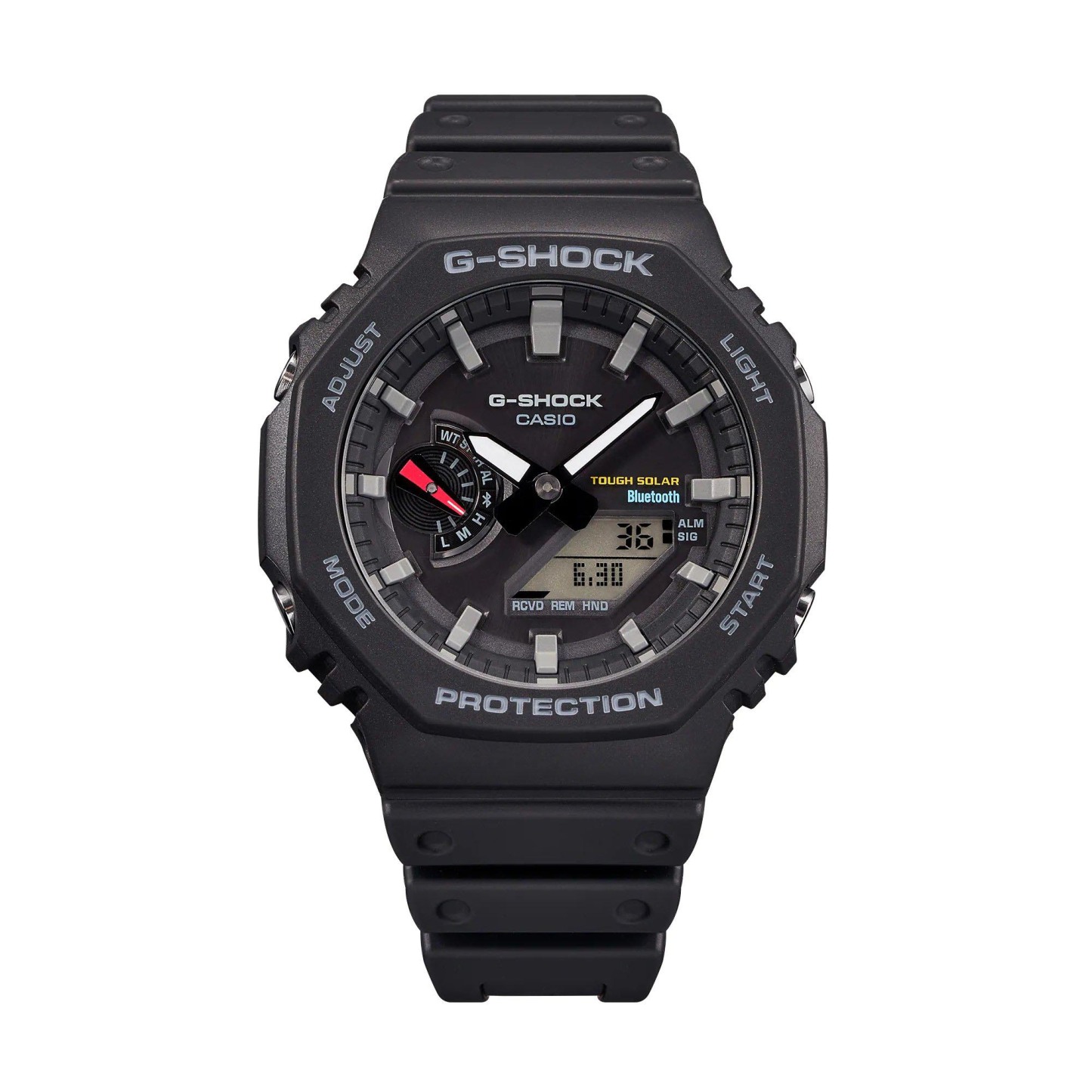 Casio G-Shock GA-B2100-1A CasiOak Solar Bluetooth Analog Digital Watch Black ozdigitalwatch.com.au