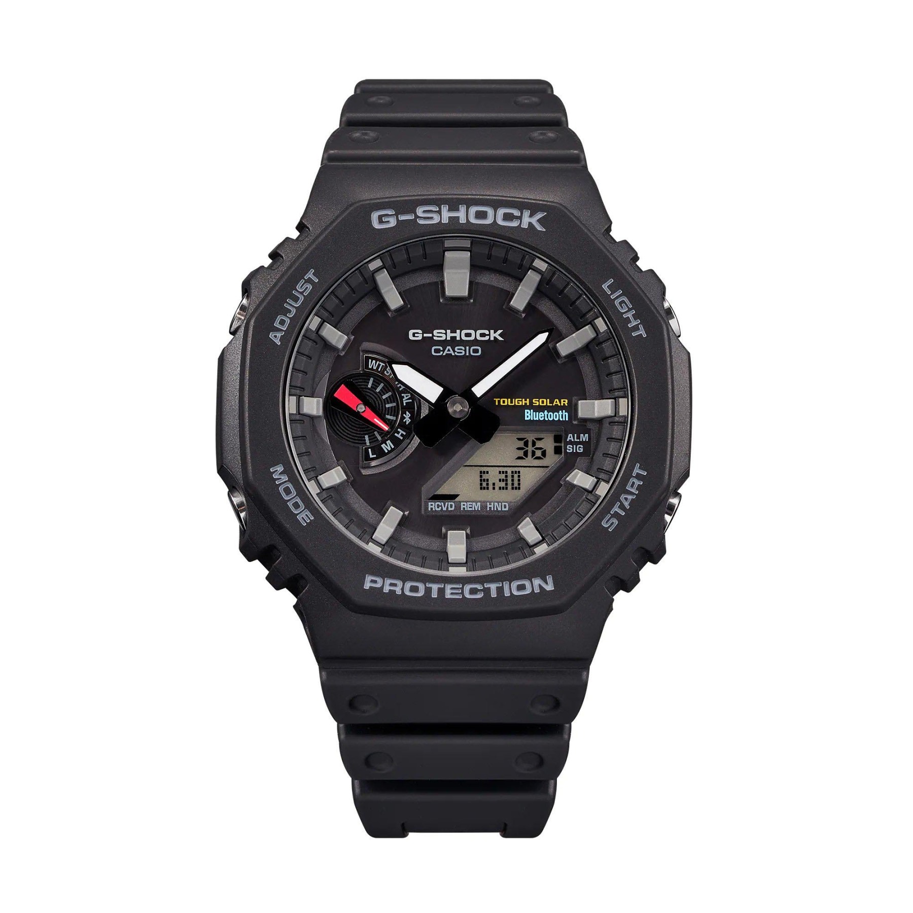 Casio G-Shock GA-B2100-1A CasiOak Solar Bluetooth Analog Digital Watch Black ozdigitalwatch.com.au