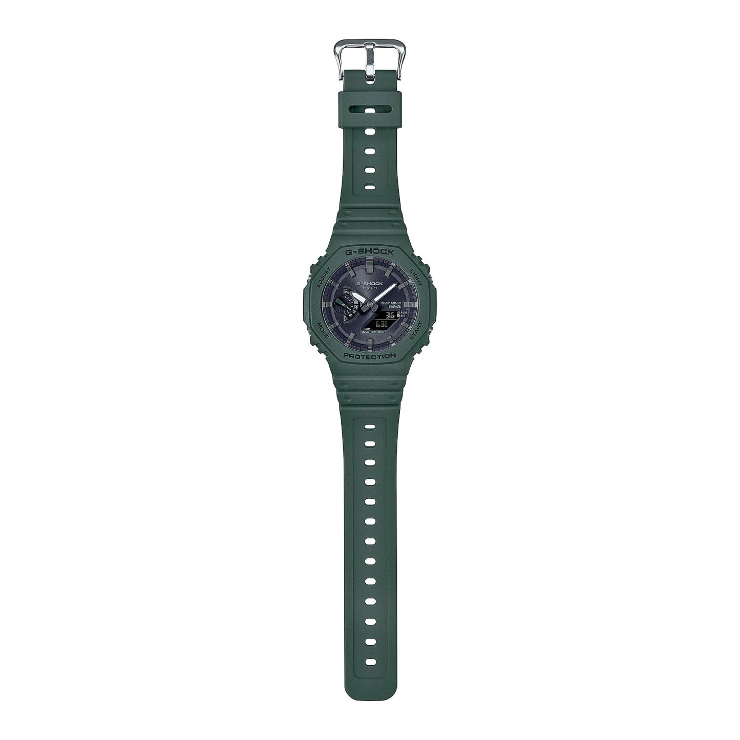 Casio G-Shock GA-B2100-3A CasiOak Solar Bluetooth Analog Digital Men's Watch (Green) GAB2100-3A