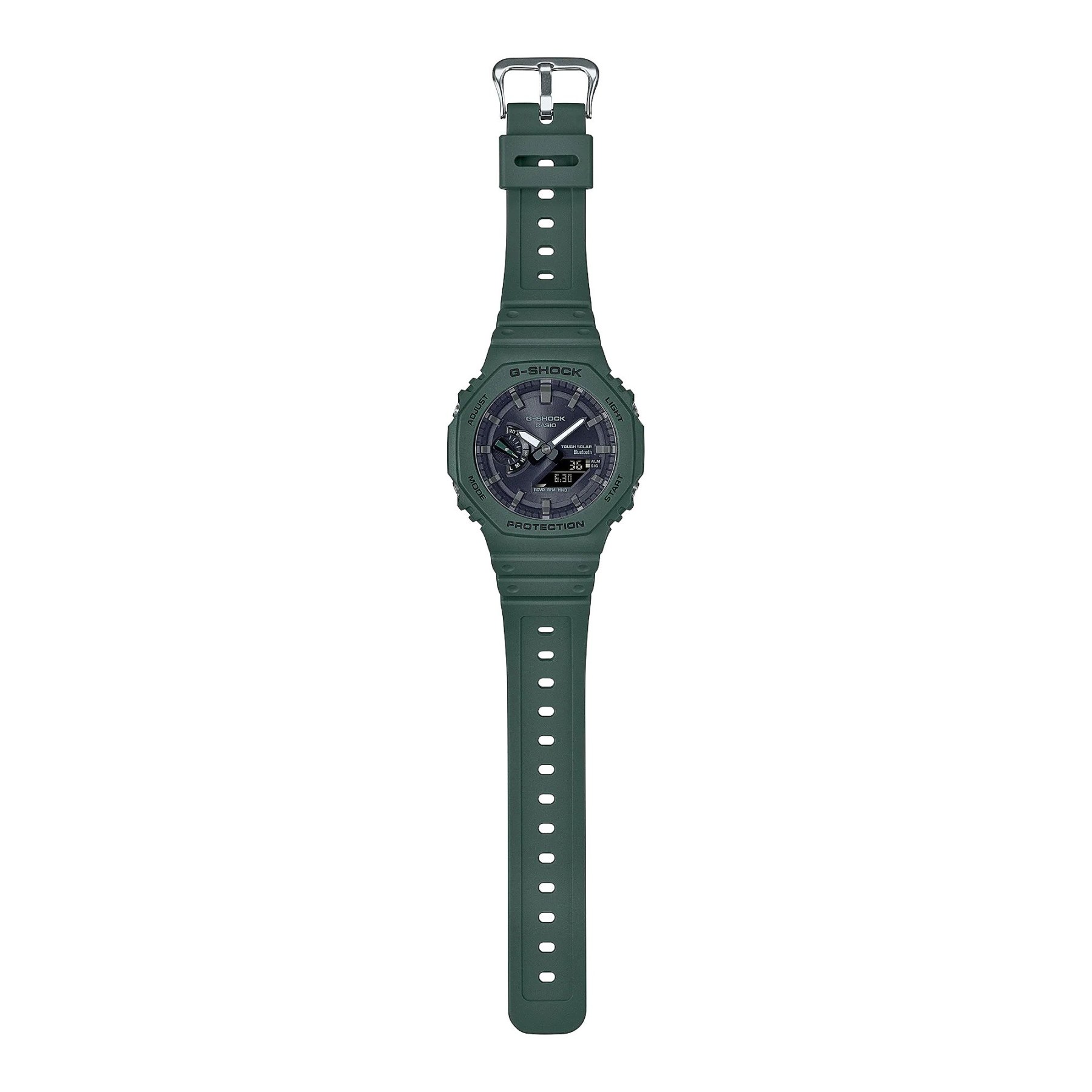 Casio G-Shock GA-B2100-3A CasiOak Solar Bluetooth Analog Digital Men's Watch (Green) GAB2100-3A
