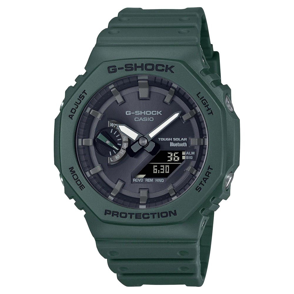 Casio G-Shock GA-B2100-3A CasiOak Solar Bluetooth Analog Digital Men's Watch (Green) GAB2100-3A