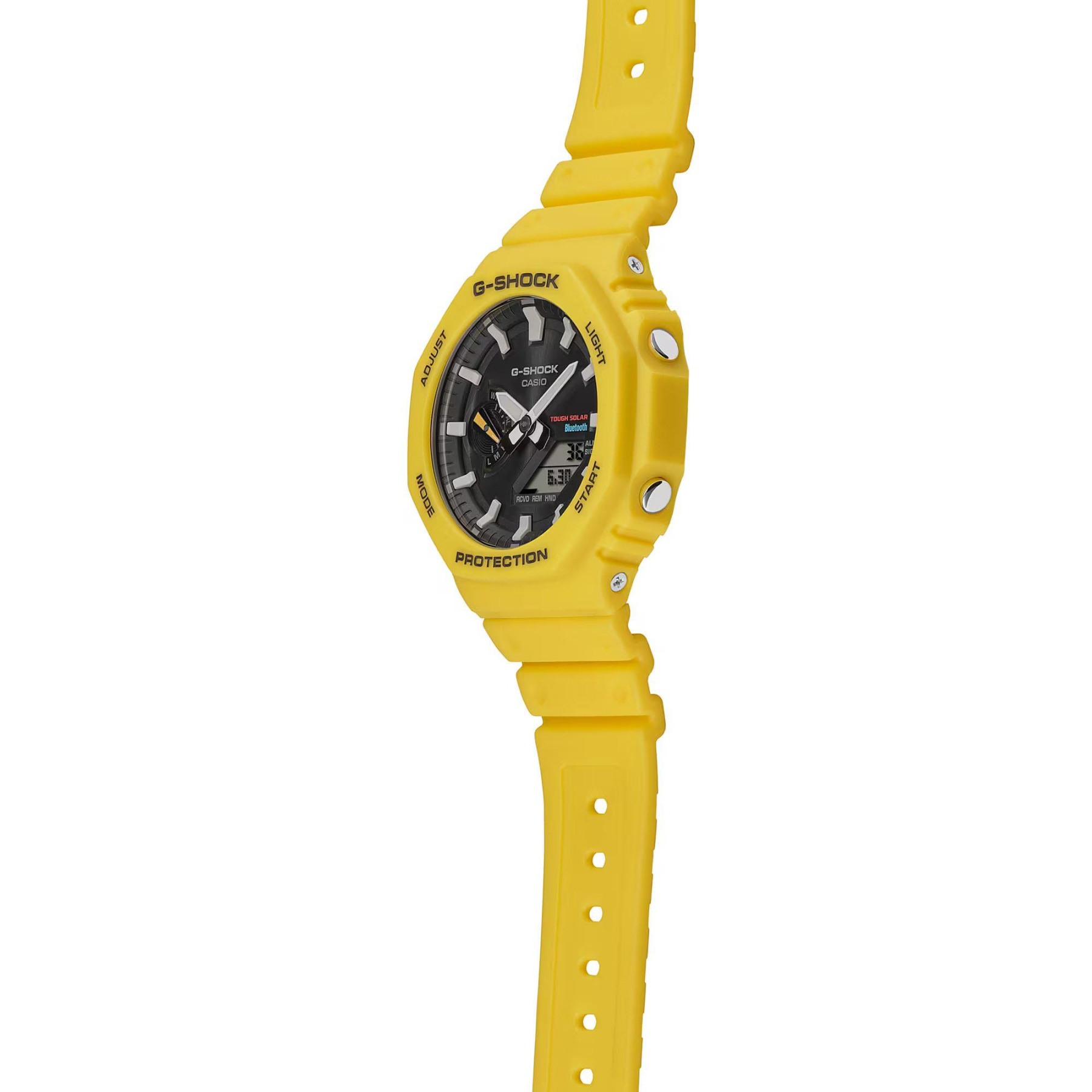 Casio G-Shock GA-B2100C-9A CasiOak Solar Bluetooth Men Watch Yellow ozdigitalwatch.com.au