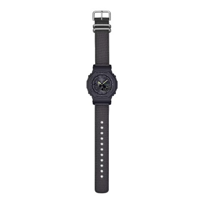 Casio G-Shock GA-B2100CT-1A5 CasiOak Solar Bluetooth Men's Watch - Black & Dark Brown, Cloth Band