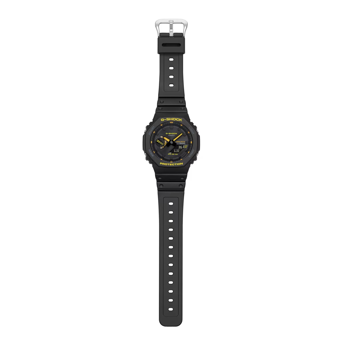 Casio G-Shock GA-B2100CY-1A CasiOak Solar Bluetooth Men Watch Black Yellow ozdigitalwatch.com.au