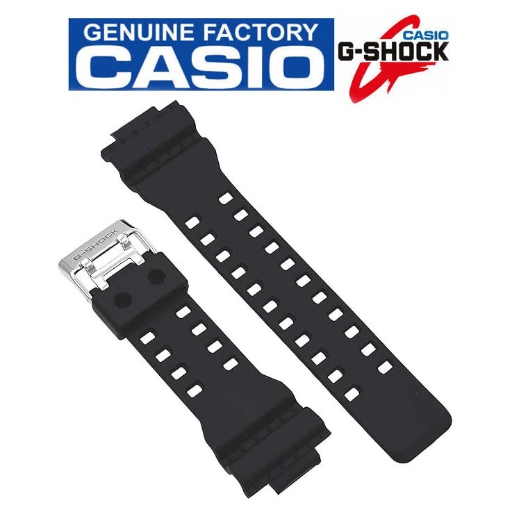 Casio G-Shock G-8900GB / GA-100 / GA-110 / GA-140 / GA-700 / GA-710 / GAS-100 / GAW-100 Genuine Replacement Band (Black) (Part No: 10427899)