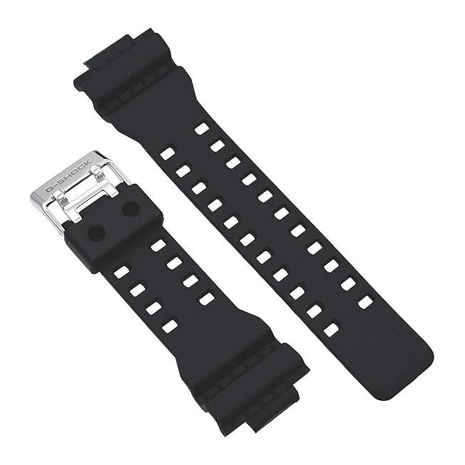 Casio G-Shock G-8900GB / GA-100 / GA-110 / GA-140 / GA-700 / GA-710 / GAS-100 / GAW-100 Genuine Replacement Band (Black) (Part No: 10427899)