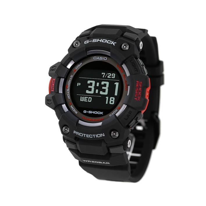 Casio G-Shock G-SQUAD GBD-100-1 Mobile Link Step Tracker Sport Watch Black ozDigitalWatch.com.au