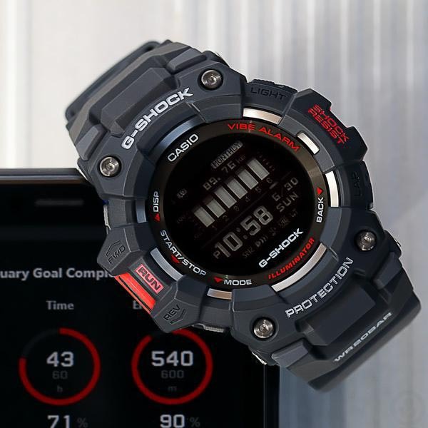 Casio G-Shock G-SQUAD GBD-100-1 Mobile Link Step Tracker Sport Watch Black ozDigitalWatch.com.au