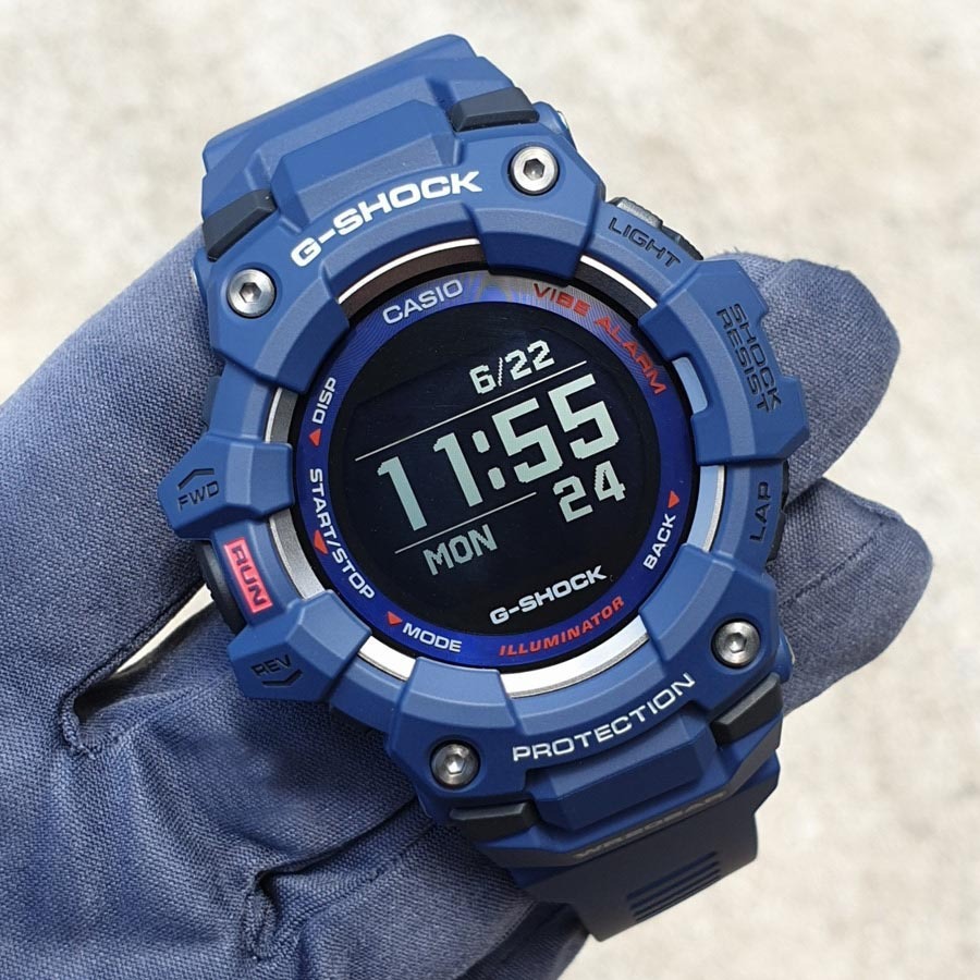 Casio G-Shock G-SQUAD GBD-100-2 Mobile Link Step Tracker Sport Watch Blue ozDigitalWatch.com.au