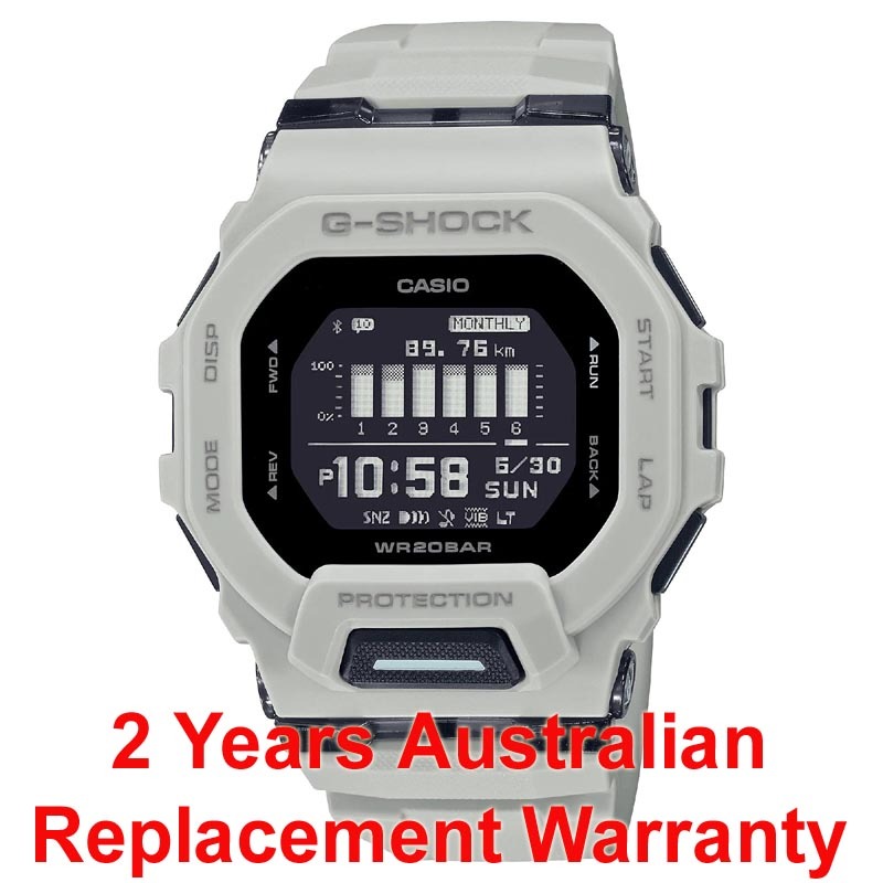 Casio G-Shock G-SQUAD GBD-200UU-9 Bluetooth Mobile Link Training Watch Urban Gray ozDigitalWatch