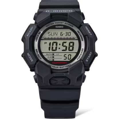 Casio G-Shock GD-010-1 Super Illuminator 10-Years Battery Digital Men's Watch (Black) GD010-1