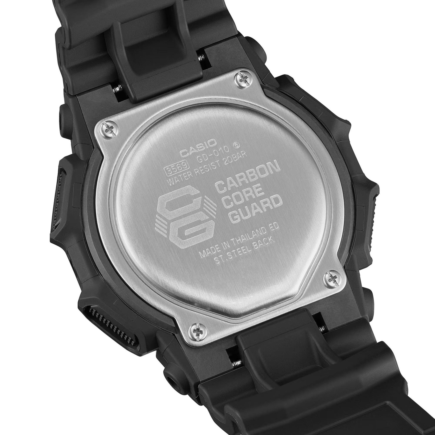 Casio G-Shock GD-010-1 Super Illuminator 10-Years Battery Digital Men's Watch (Black) GD010-1