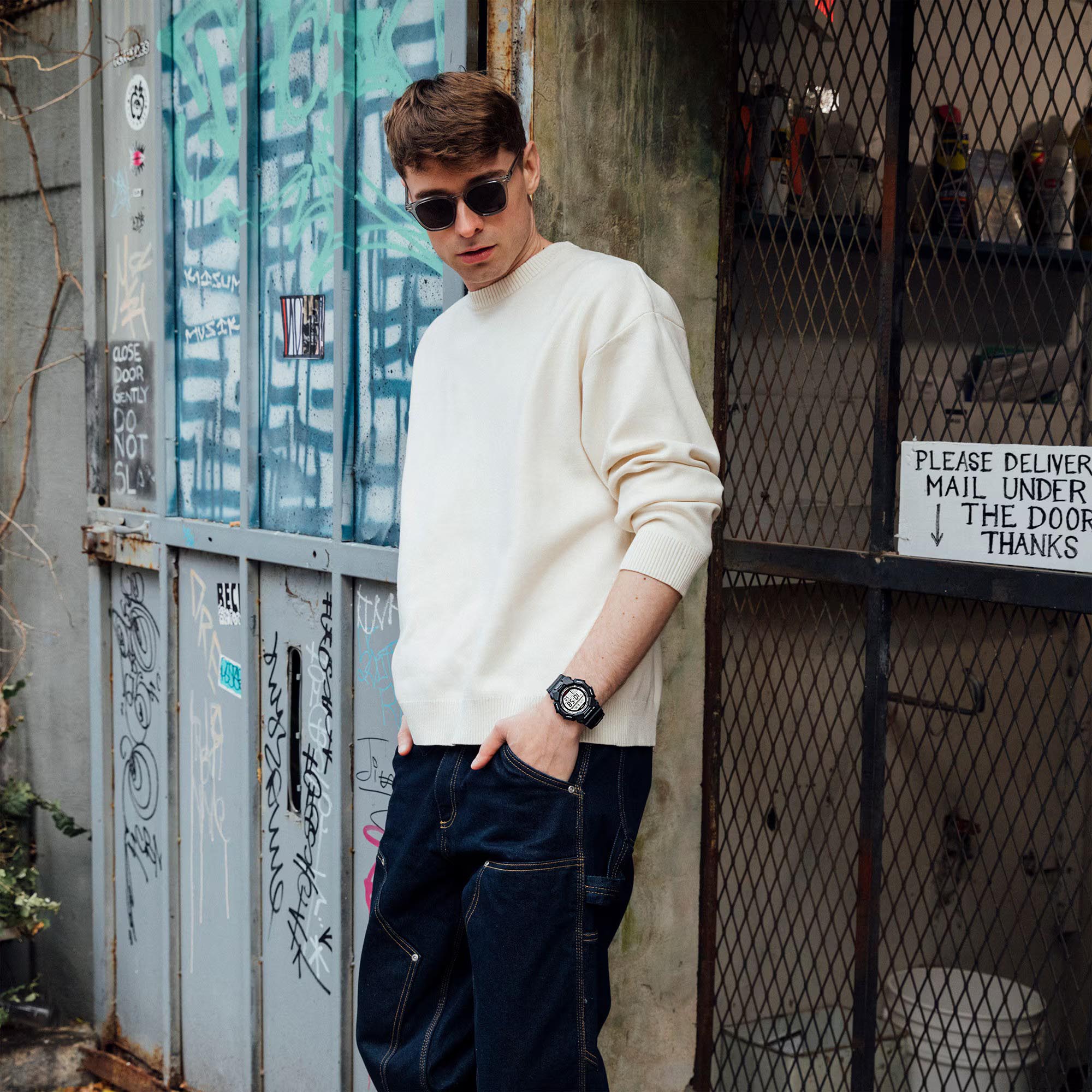 Casio G-Shock GD-010-1 Super Illuminator 10-Years Battery Digital Men's Watch (Black) GD010-1