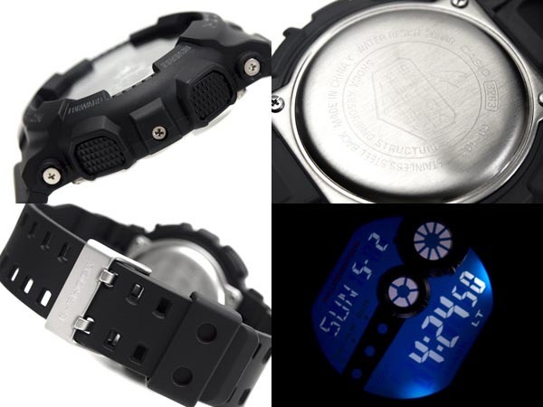 Casio G-Shock GD-100-1B Digital Super Illuminator Men Watch Black ozdigitalwatch.com.au