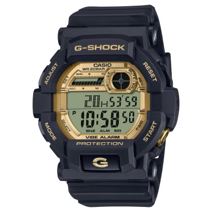 Casio G-Shock GD-350gb-1 Digital Men's Watch (Black & Gold) 5-Years Battery Life GD350gb-1