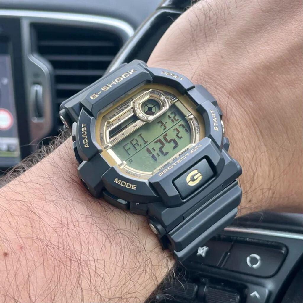 Casio G-Shock GD-350gb-1 Digital Men's Watch (Black & Gold) 5-Years Battery Life GD350gb-1