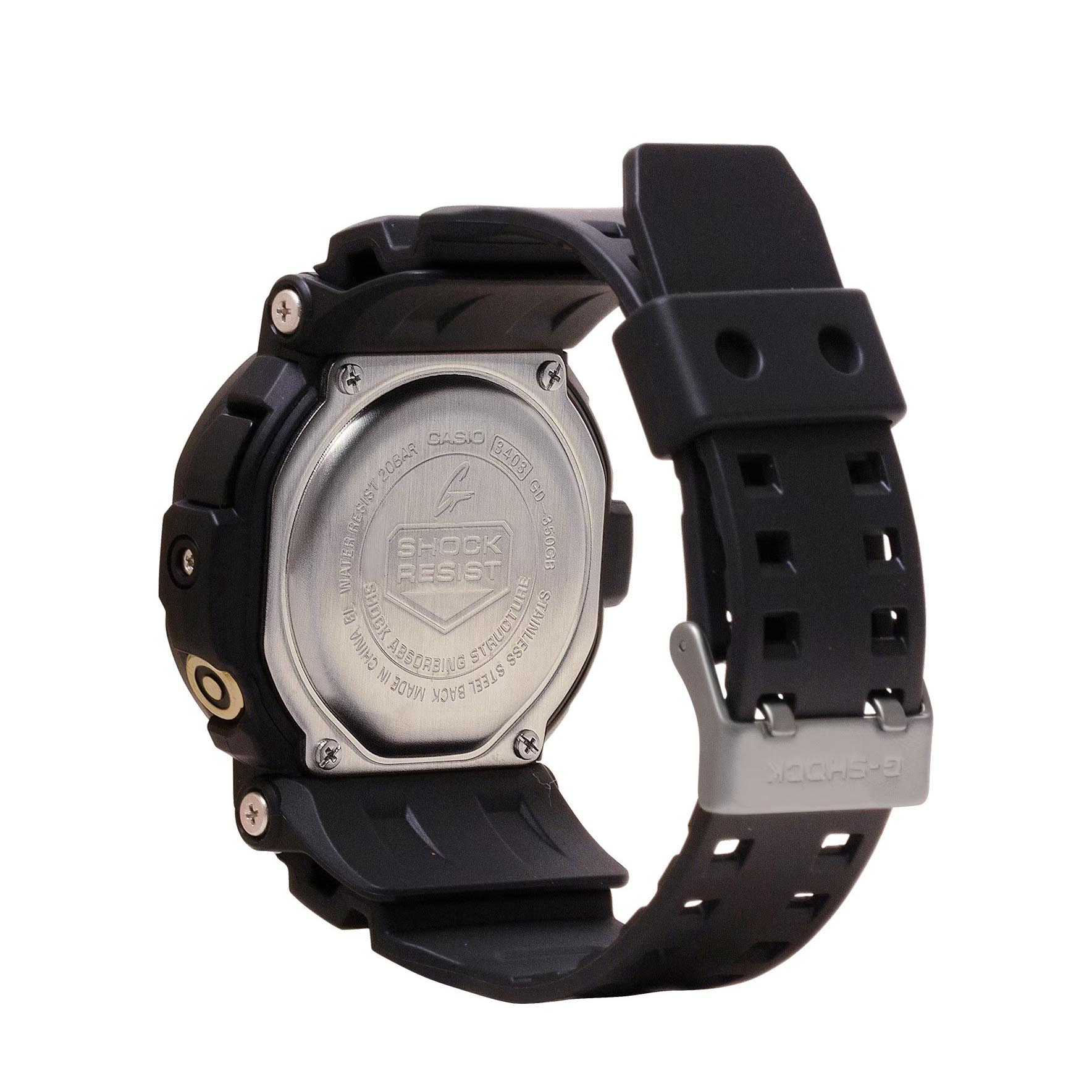 Casio G-Shock GD-350gb-1 Digital Men's Watch (Black & Gold) 5-Years Battery Life GD350gb-1